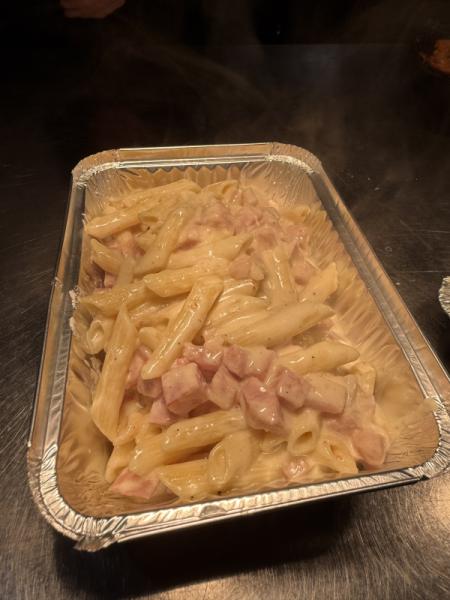 Penne jambon fromage 