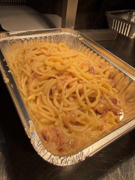 Spaghetti carbonara traditionnelle 
